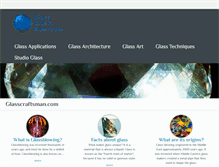Tablet Screenshot of glasscraftsman.com